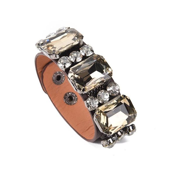 tennis totabc exaggerated geometric punk leather bracelet for women crystal fashion bracelets femme jewellery cool wholesale, Golden;silver
tennis totabc exaggerated geometric punk leather bracelet for women crystal fashion bracelets femme jewellery cool wholesale, Golden;silver