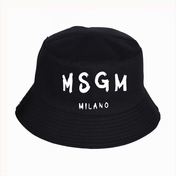 

msgm logo panama bucket hat cap summer sport sun visor fishing fisherman, Blue;gray