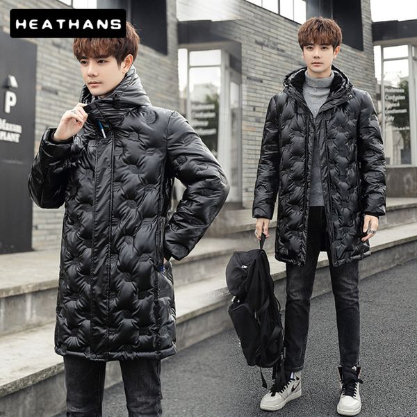 men's warm thick leather collar long et, casual solid color windbreaker, winter duck down hat, 25 degre, Black
men's warm thick leather collar long et, casual solid color windbreaker, winter duck down hat, 25 degre, Black