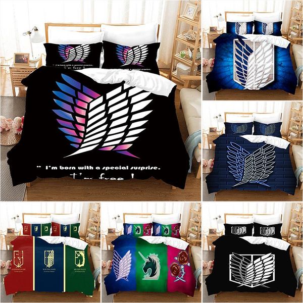 bedding sets anime attack on titan wings of om 3d print set duvet covers pillowcases comforter bedclothes bed linen
bedding sets anime attack on titan wings of om 3d print set duvet covers pillowcases comforter bedclothes bed linen