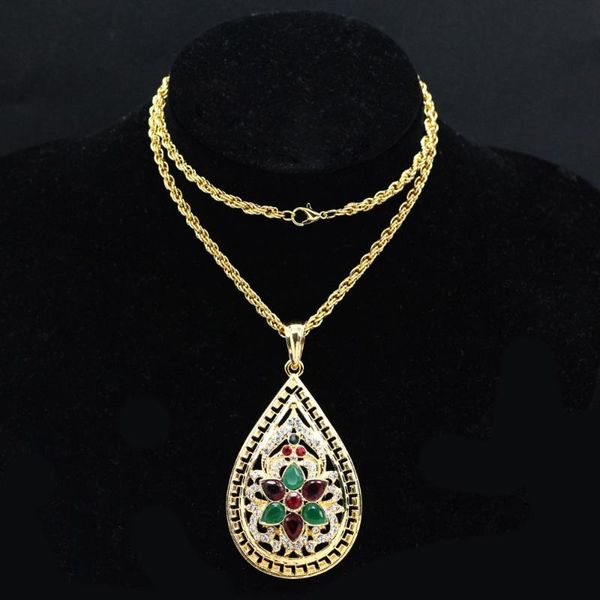 exaggeration gold plated water drop shape hollow carved flower necklace gems crystal long chain sweater hip hop jewelry pendant necklaces, Silver
exaggeration gold plated water drop shape hollow carved flower necklace gems crystal long chain sweater hip hop jewelry pendant necklaces, Silver
