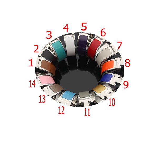 18mm width mixed colors women designer bangles stainless steel silver color luxury style couple bracelets lady party gifts wholesale, Black
18mm width mixed colors women designer bangles stainless steel silver color luxury style couple bracelets lady party gifts wholesale, Black