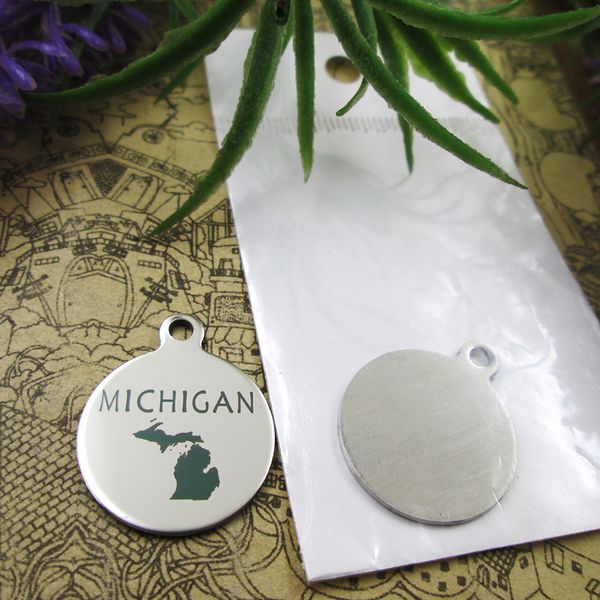 40pcs--stainless steel charms"michigan map" more style choosing diy pendants fo necklace, Bronze;silver
40pcs--stainless steel charms"michigan map" more style choosing diy pendants fo necklace, Bronze;silver