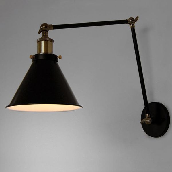 casarton american modern simple industrial style living room bedroom bedside wall lamp wrought iron long pole folding
casarton american modern simple industrial style living room bedroom bedside wall lamp wrought iron long pole folding