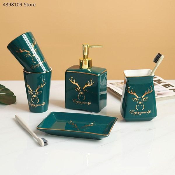 bath accessory set european ceramic bathroom supplies five-piece fashion phnom penh green toothbrush holder tray wash
bath accessory set european ceramic bathroom supplies five-piece fashion phnom penh green toothbrush holder tray wash