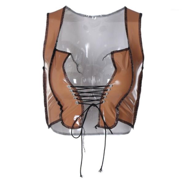 womens faux leather sleeveless crop deep v-neck crisscross lace-up camis vest hollow front solid slim clubwear camisoles & tanks, Black;white
womens faux leather sleeveless crop deep v-neck crisscross lace-up camis vest hollow front solid slim clubwear camisoles & tanks, Black;white