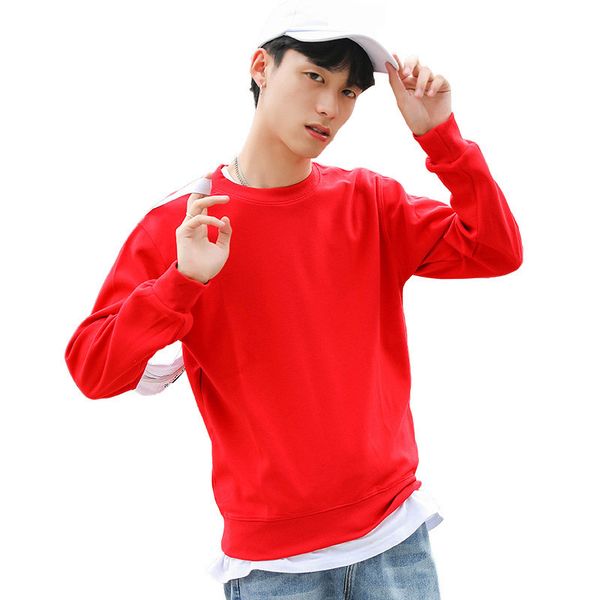 2021 brand men's sweatshirts round neck pullover long sleeve overalls class wear cotton pullover for male sweatshirt, Black
2021 brand men's sweatshirts round neck pullover long sleeve overalls class wear cotton pullover for male sweatshirt, Black