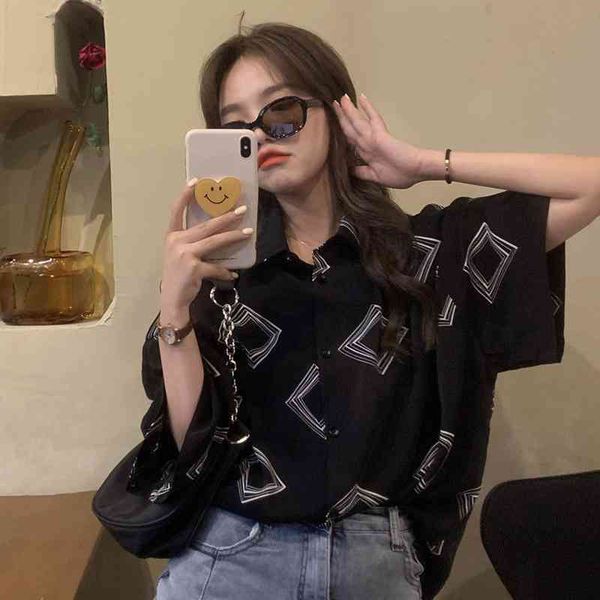 summer oversize geometric print women's shirt chiffon blouse short sleeve ladies plus size button up female clothing 210521, White
summer oversize geometric print women's shirt chiffon blouse short sleeve ladies plus size button up female clothing 210521, White
