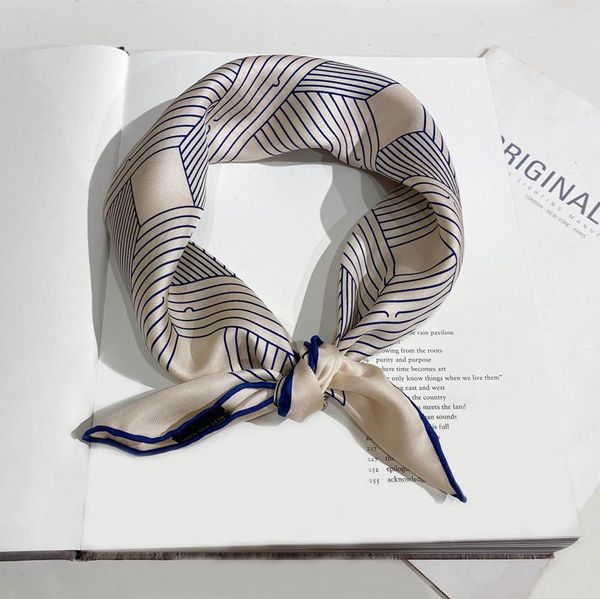 scarves 53*53cm silk scarf small square female professional wild mulberry fashion temperament headband, Blue;gray
scarves 53*53cm silk scarf small square female professional wild mulberry fashion temperament headband, Blue;gray