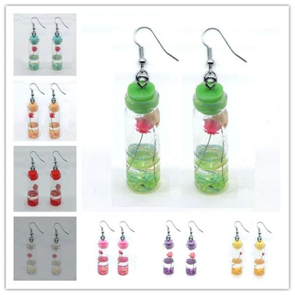creative plant rose dry earrings ladies fashion dried flower glass ball embossed pendant jewelry stud, Golden;silver
creative plant rose dry earrings ladies fashion dried flower glass ball embossed pendant jewelry stud, Golden;silver