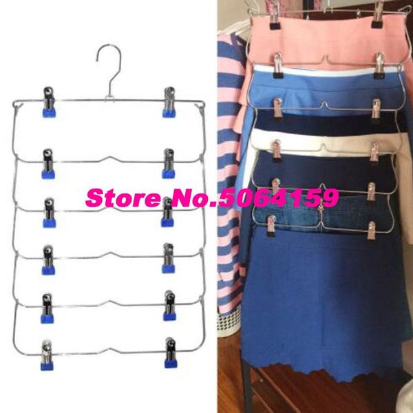 hangers & racks clothes multilayer skirt trouser hanger for pants non slip metal clips with 12 clothing storage rack holder
hangers & racks clothes multilayer skirt trouser hanger for pants non slip metal clips with 12 clothing storage rack holder