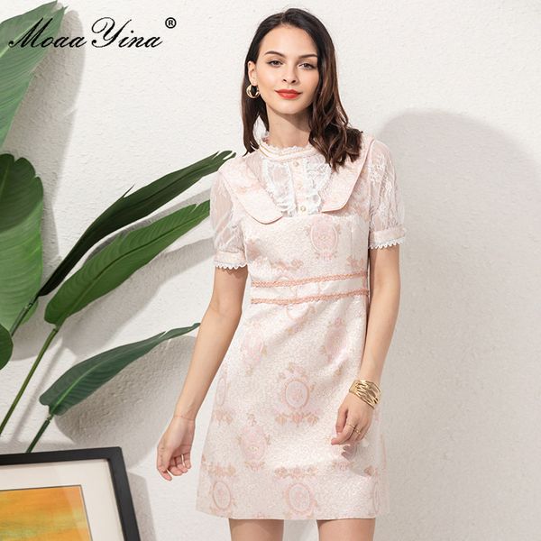 fashion designer summer party mini dress women's elegant lace splicing puff sleeve floral print short jacquard 210524, Black;gray
fashion designer summer party mini dress women's elegant lace splicing puff sleeve floral print short jacquard 210524, Black;gray