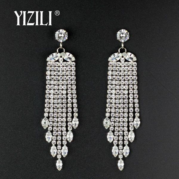 silver color crystal rhinestone long tassel drop earrings big cubic zirconia dangle wedding bridal e077 & chandelier
silver color crystal rhinestone long tassel drop earrings big cubic zirconia dangle wedding bridal e077 & chandelier