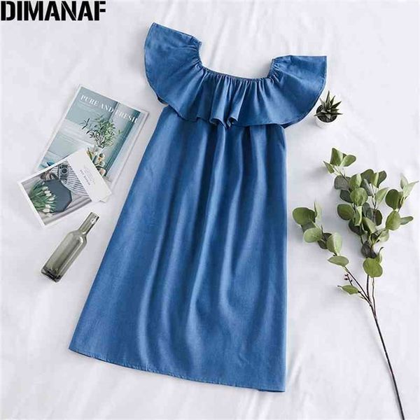 dress l-4xl plus size women lady blue denim ruffled summer beach style sundress oversize vintage loose dresses 210531, Black;gray
dress l-4xl plus size women lady blue denim ruffled summer beach style sundress oversize vintage loose dresses 210531, Black;gray