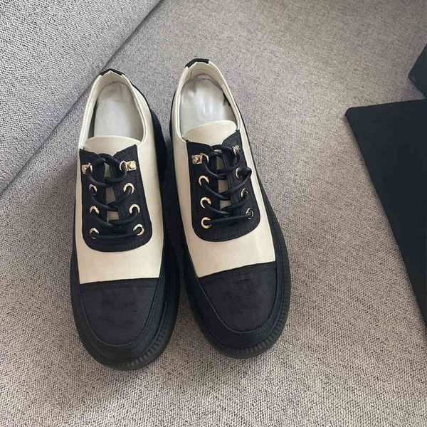 lefu shoes 21st autumn new color matching lace up small leather round head increased thick bottom casual, Black
lefu shoes 21st autumn new color matching lace up small leather round head increased thick bottom casual, Black