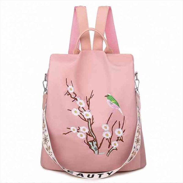 girls nylon school backpack for women summer embroidered anti theft backpacks woman travel hiking bagpack mochila feminina
girls nylon school backpack for women summer embroidered anti theft backpacks woman travel hiking bagpack mochila feminina