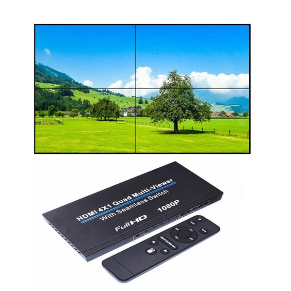 audio cables & connectors 4x1 multi-viewer quad screen real time multiviewer with seamless switcher 1080p hd switch support 5 modes
audio cables & connectors 4x1 multi-viewer quad screen real time multiviewer with seamless switcher 1080p hd switch support 5 modes