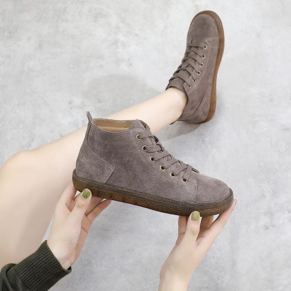 boots ankle women cow suede lace up autumn fashion lady genuine leather shoes flat heel winter handmade, Black
boots ankle women cow suede lace up autumn fashion lady genuine leather shoes flat heel winter handmade, Black