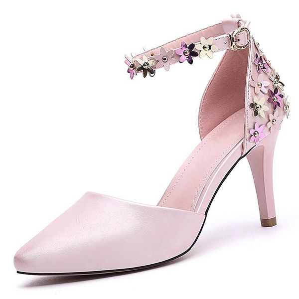women ankle strap sweet flowers shoes woman pointed toe thin heels women's buckle pumps sandals high yg-a0336, Black
women ankle strap sweet flowers shoes woman pointed toe thin heels women's buckle pumps sandals high yg-a0336, Black