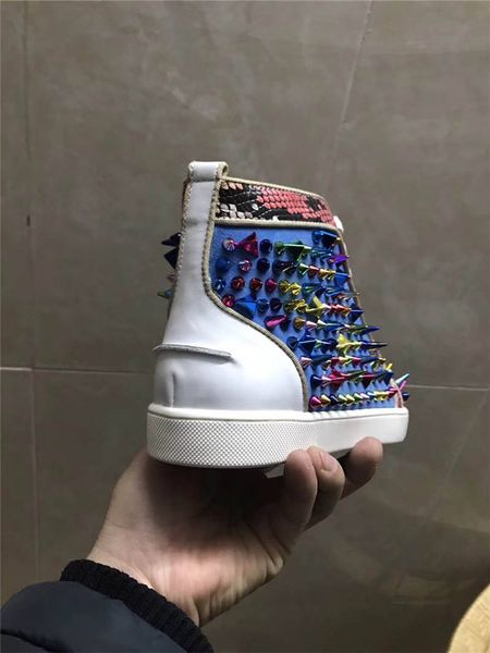 new sael season red bottom casual shoes menluxury christiens print silver pik pik no limit rare studs sneakers, Black
new sael season red bottom casual shoes menluxury christiens print silver pik pik no limit rare studs sneakers, Black