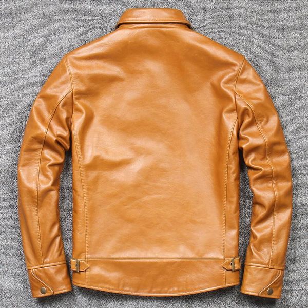 men's leather & faux brown 2021 japan casual style genuine jacket men large size 4xl real natural cowhide spring slim fit young male co, Black
men's leather & faux brown 2021 japan casual style genuine jacket men large size 4xl real natural cowhide spring slim fit young male co, Black