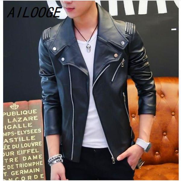 men's fur & faux ailooge 2021 spring punk rock mens coats brand motorcycle leather jackets men white black red camperas cuero hombre
men's fur & faux ailooge 2021 spring punk rock mens coats brand motorcycle leather jackets men white black red camperas cuero hombre