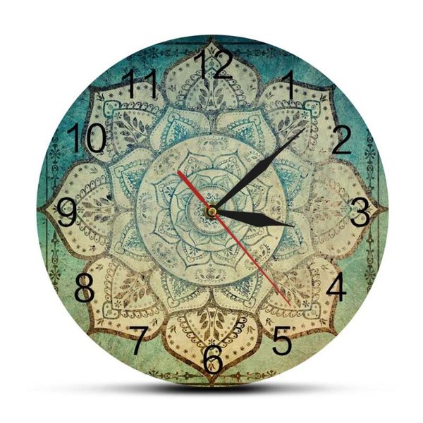 faded mandala floral pattern printed wall clock vintage bohemian home decor mute no tick clocks
faded mandala floral pattern printed wall clock vintage bohemian home decor mute no tick clocks