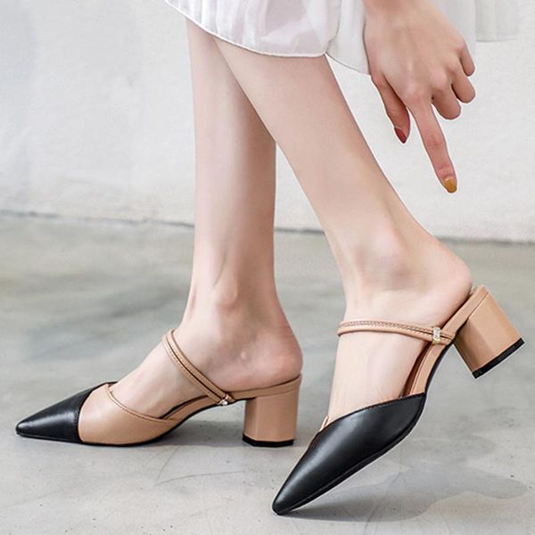 dress shoes women wear mid-heeled sandals female 2021 summer thick heel design leisure ladies, Black
dress shoes women wear mid-heeled sandals female 2021 summer thick heel design leisure ladies, Black