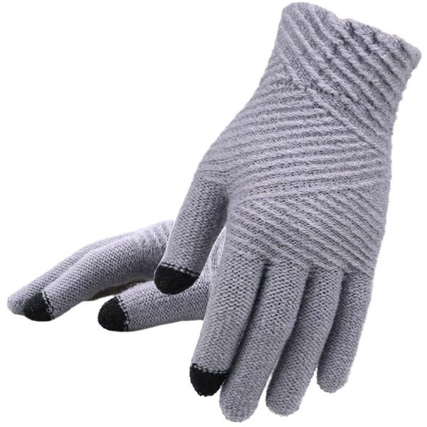 fingerless gloves tocuch screen women winter knitted female keep warm mittens fashion outdoor stripe full finger knit, Blue;gray
fingerless gloves tocuch screen women winter knitted female keep warm mittens fashion outdoor stripe full finger knit, Blue;gray