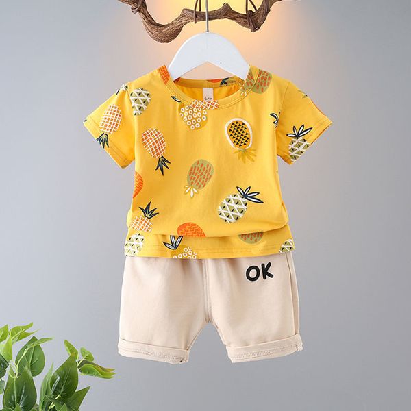2021 Baby Boy Clothing Sets Summer Toddler Boys Short Sleeve Crown Pattern Shirt Tops+ Pants Kids Clothes Set Newborn Outfits
2021 Baby Boy Clothing Sets Summer Toddler Boys Short Sleeve Crown Pattern Shirt Tops+ Pants Kids Clothes Set Newborn Outfits