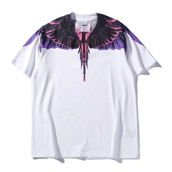 tide brand water op purple wing feather short sleeve t-shirt ins loose couple men's and women's half, White;black
tide brand water op purple wing feather short sleeve t-shirt ins loose couple men's and women's half, White;black