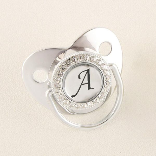 pacifiers# bling luxury sivler baby pacifier 0-12months dummy nipples 26 initials born infant soother bpa shower gift chupeta
pacifiers# bling luxury sivler baby pacifier 0-12months dummy nipples 26 initials born infant soother bpa shower gift chupeta