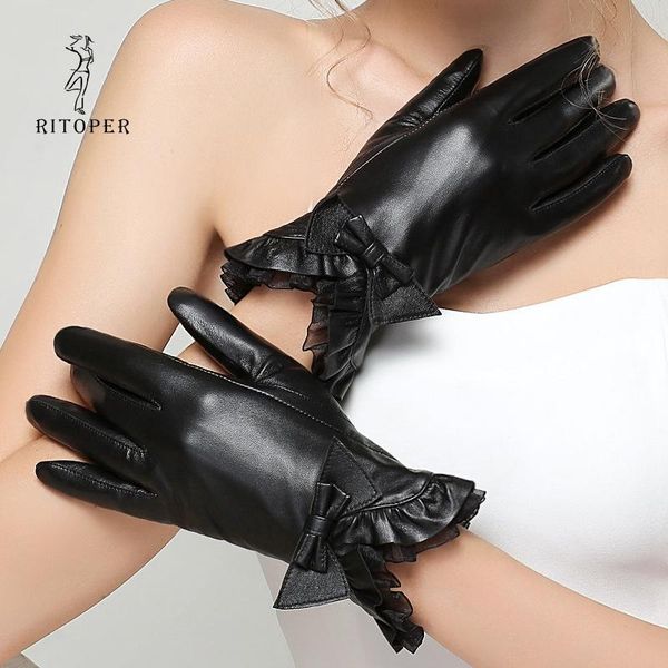 fingerless gloves rir women' genuine leather winter sheepskin fashion warm lace bow 360 touch screen thicken noble exquisite velvet, Blue;gray
fingerless gloves rir women' genuine leather winter sheepskin fashion warm lace bow 360 touch screen thicken noble exquisite velvet, Blue;gray