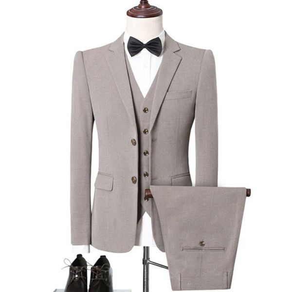 men's suits & blazers pants vest nice spring autumn plaid casual business formal groom 3 piece dress jacket trousers sets, White;black
men's suits & blazers pants vest nice spring autumn plaid casual business formal groom 3 piece dress jacket trousers sets, White;black
