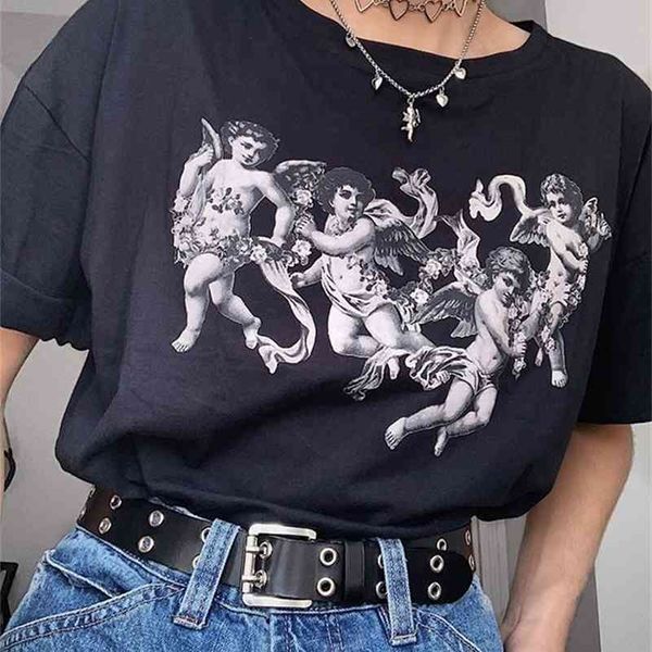 kuakuayu hjn four cherub print lime light green t shirt women summer light green streetwear vintage casual oversized tees 210324, White
kuakuayu hjn four cherub print lime light green t shirt women summer light green streetwear vintage casual oversized tees 210324, White