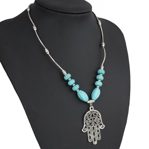 pendant necklaces seblasy bohemia fashion simple hamsa hand natural stone long & pendants for women diy trinket jewelry, Silver
pendant necklaces seblasy bohemia fashion simple hamsa hand natural stone long & pendants for women diy trinket jewelry, Silver