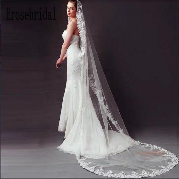 bridal veils erosebridal 2021 arrival 3 meter lace long tailed bride veil fairy beauty cover wedding cathedral, Black
bridal veils erosebridal 2021 arrival 3 meter lace long tailed bride veil fairy beauty cover wedding cathedral, Black