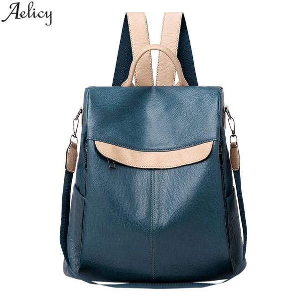 backpack aelicy trend female 2021 fashion shoulder bag solid color zipper casual simple computer student
backpack aelicy trend female 2021 fashion shoulder bag solid color zipper casual simple computer student