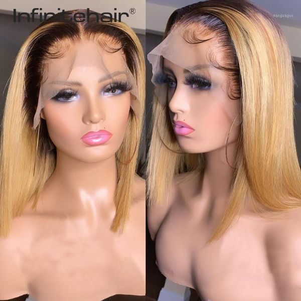 ombre colored 13*1 t part lace front human hair wigs for women #27 honey blonde straight bob wig brazilian virgin1, Black;brown
ombre colored 13*1 t part lace front human hair wigs for women #27 honey blonde straight bob wig brazilian virgin1, Black;brown