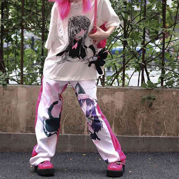 japanese harajuku anime pants women fashion korean style kawaii cute wide leg trouser hip hop streetwear casual, Black;white
japanese harajuku anime pants women fashion korean style kawaii cute wide leg trouser hip hop streetwear casual, Black;white