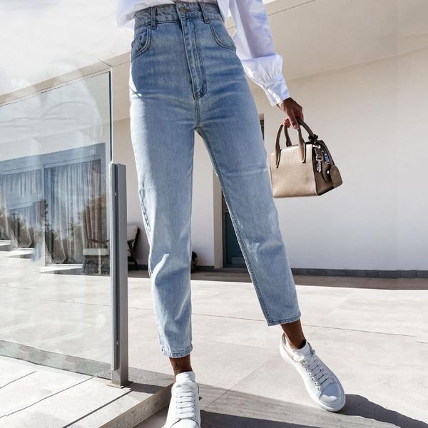 women's jeans 2021 summer women pants button high waist pocket elastic hole trousers slim denim solid color vintage, Blue
women's jeans 2021 summer women pants button high waist pocket elastic hole trousers slim denim solid color vintage, Blue