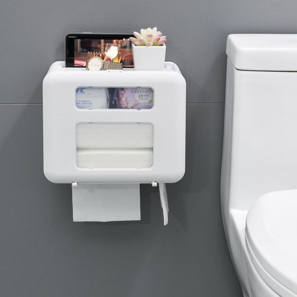 toilet paper holders 4 color double layer dispenser holder wall mounted waterproof plastic tissue box bathroom product supplies
toilet paper holders 4 color double layer dispenser holder wall mounted waterproof plastic tissue box bathroom product supplies