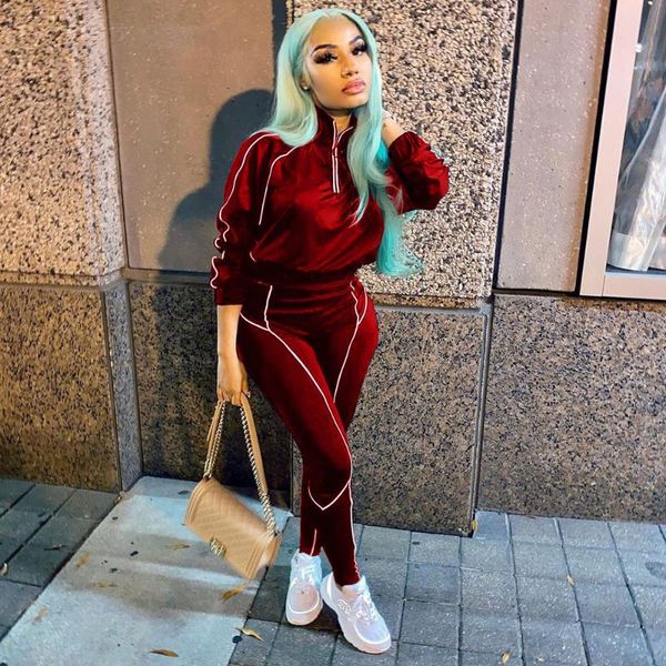 women's tracksuits women 2 piece set fitness tracksuit long sleeve zipper sweatshirt and pants sport suit striped patchwork sportswear, Gray
women's tracksuits women 2 piece set fitness tracksuit long sleeve zipper sweatshirt and pants sport suit striped patchwork sportswear, Gray