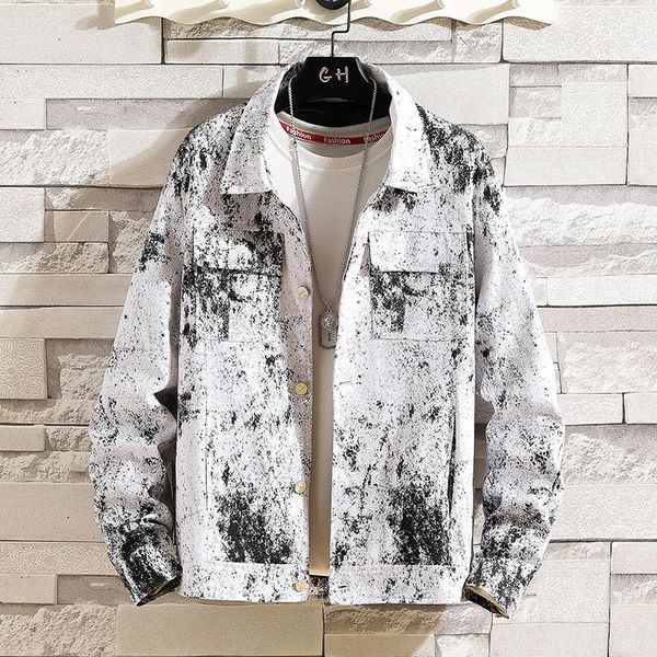 men's jackets fashion tie dyed coat men casual single breasted turn down collar streetwear hip hop outerwear jacket clothes oversized, Black;brown
men's jackets fashion tie dyed coat men casual single breasted turn down collar streetwear hip hop outerwear jacket clothes oversized, Black;brown