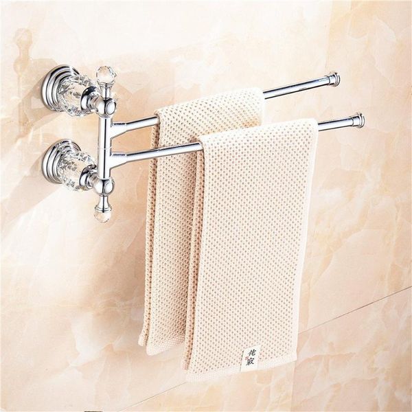 towel racks leyden metal&crystal chrome activity double bars wall mounted movable rotatable holder bathroom accessories
towel racks leyden metal&crystal chrome activity double bars wall mounted movable rotatable holder bathroom accessories