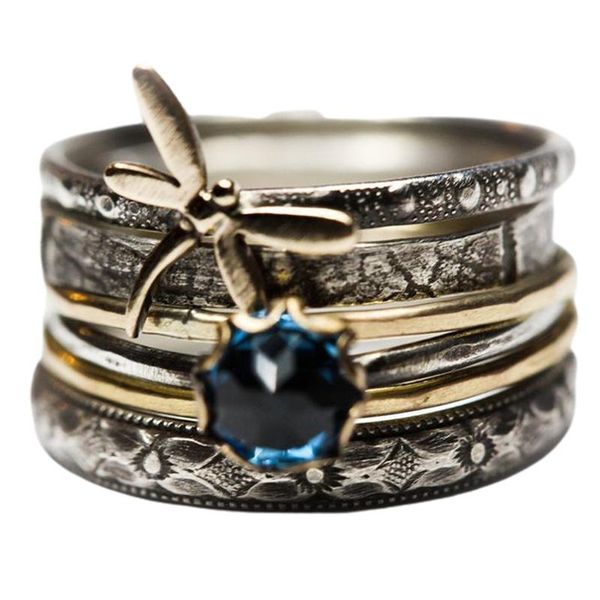 cluster rings vintage large wedding for women luxury lake blue crystal gold color dragonfly women's ring bridal promise jewelry gift, Golden;silver
cluster rings vintage large wedding for women luxury lake blue crystal gold color dragonfly women's ring bridal promise jewelry gift, Golden;silver