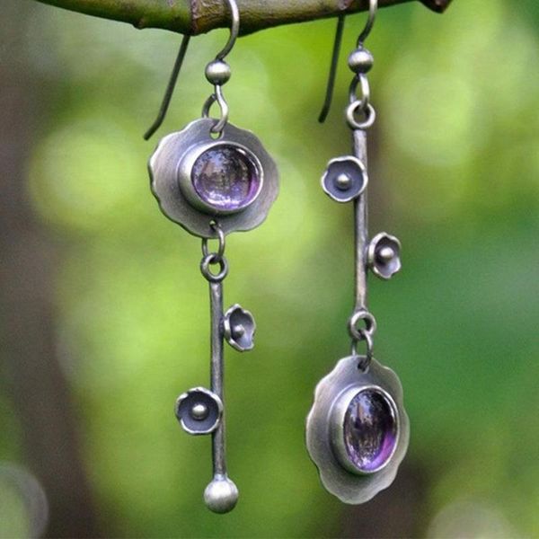 vintage pendientes blue moonstone earrings for women jewelry antique silver color plant tree branch flower stud, Golden;silver
vintage pendientes blue moonstone earrings for women jewelry antique silver color plant tree branch flower stud, Golden;silver
