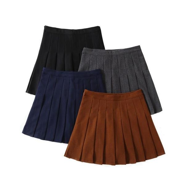 skirts 2021 autumn winter girls brown blue dark gray pleated skirt kids preppy wool mini children clothing age 3-16 years
skirts 2021 autumn winter girls brown blue dark gray pleated skirt kids preppy wool mini children clothing age 3-16 years