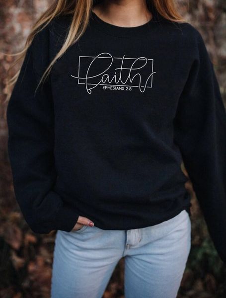 women's hoodies & sweatshirts faith sweatshirt christian ephesians 2:8 shirt bible scripture gifts warm women lady fashion cotton top, Black
women's hoodies & sweatshirts faith sweatshirt christian ephesians 2:8 shirt bible scripture gifts warm women lady fashion cotton top, Black