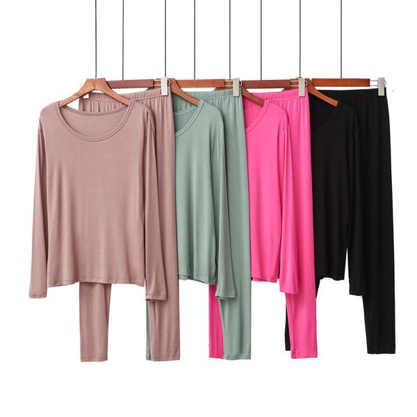 women's sleepwear xl-6xl modal comfortable pajamas set spring autumn home clothes plus size female suit pijamas de mujer ocl4, Black;red 
women's sleepwear xl-6xl modal comfortable pajamas set spring autumn home clothes plus size female suit pijamas de mujer ocl4, Black;red